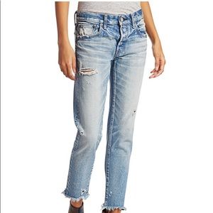 NWOT MOUSSY VINTAGE KELLEY TAPERED JEANS LIGHT BLUE SIZE 24!!!